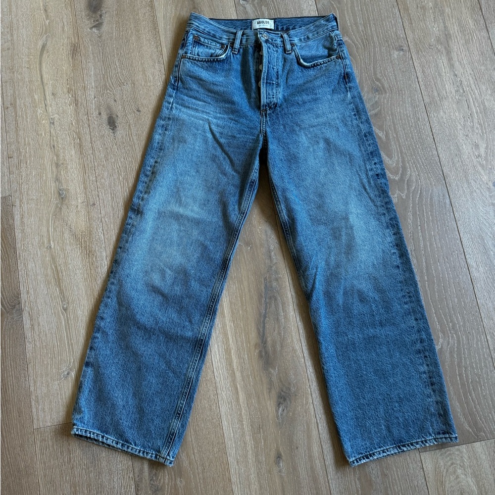 AGOLDE Ren size 25 in Disclosure wash - wide leg crop